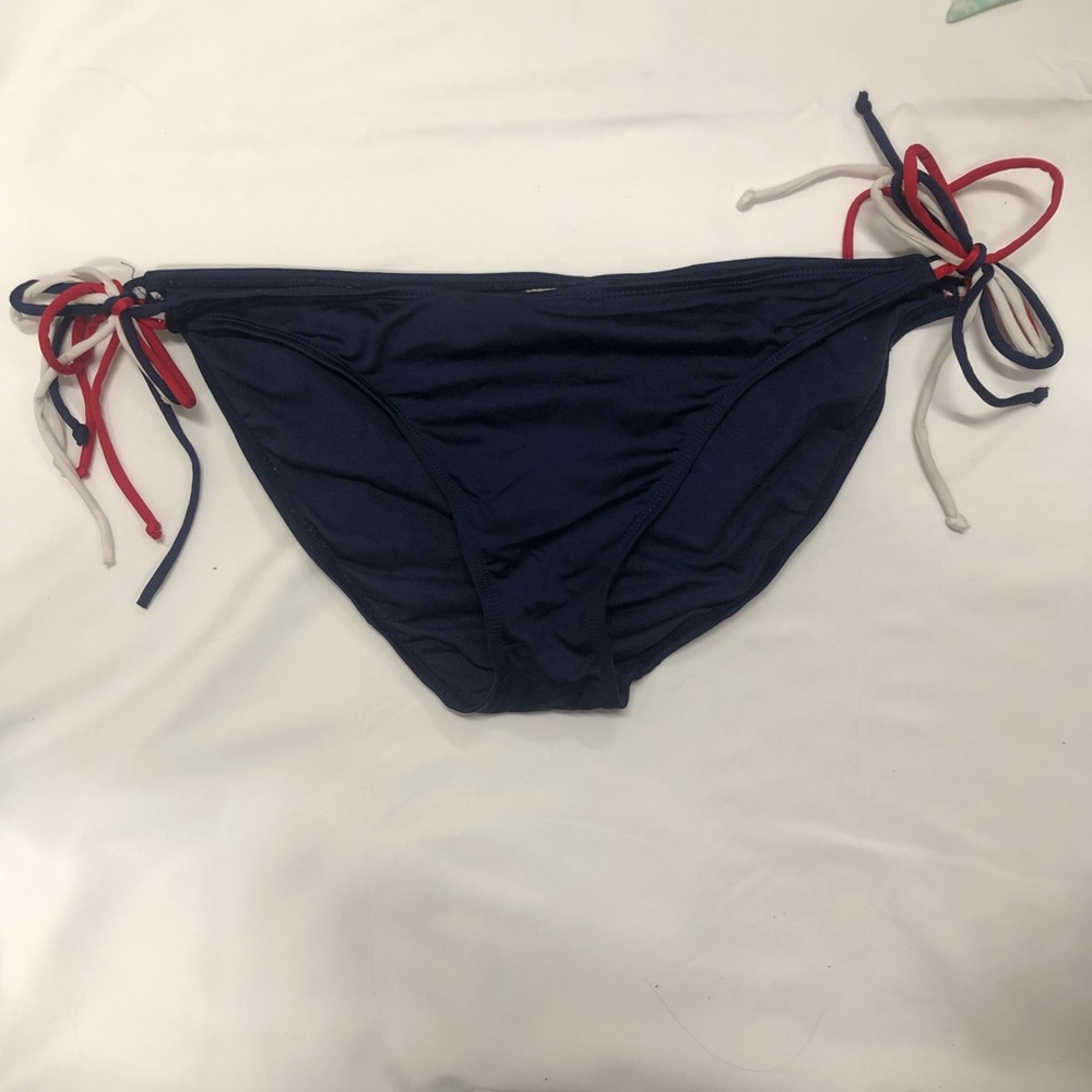 Old Navy Navy Tie Swim Bikini Bottom